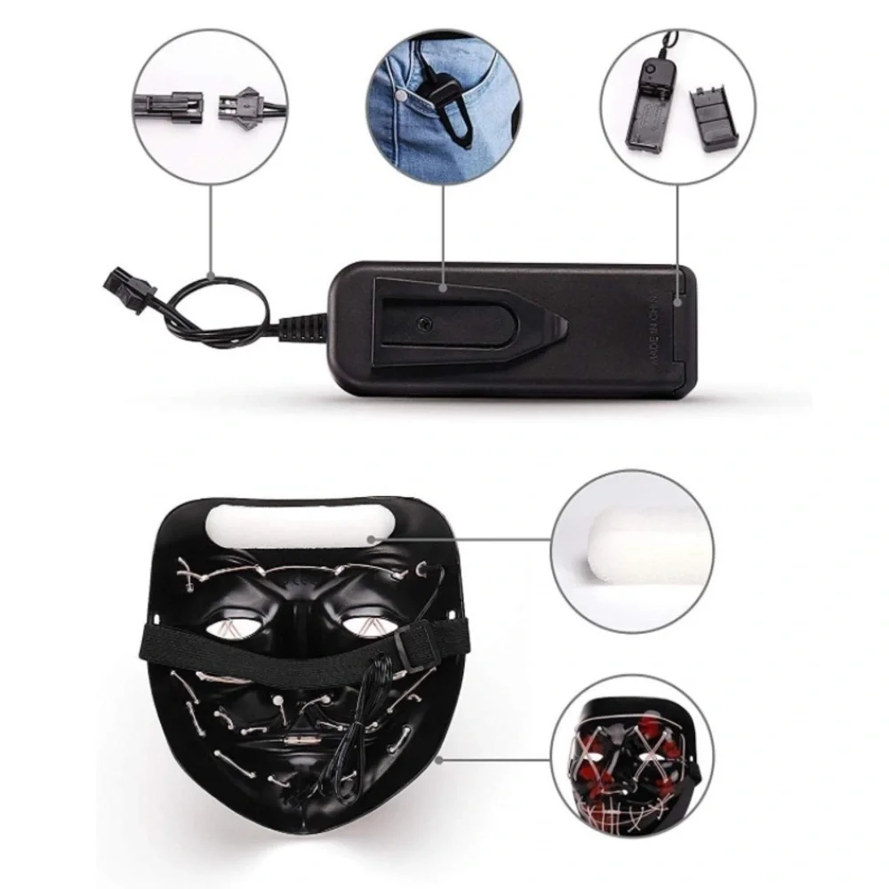 The Purge light up mask